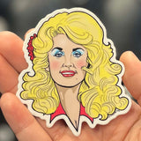 Jeff Lassiter Blonde Drag Queen Sticker