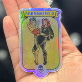 Abernathy's Conjoined Twins Holographic Sticker