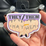 Outlet Orion They/Them Mayhem Vinyl Sticker