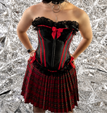 Gently Used Xhilaration Red Plaid Skirt