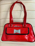 Astro Bettie - Galaxy Ruby Red Sparkle Handbag