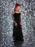 Gently Used Lip Service Black Dagger Maxi Dress