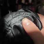 Vintage 20's Black and Iridescent Blue Beaded Bag