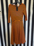 Anita Moore UV Orange & Black Dress
