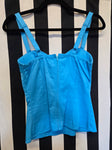 Anita Moore Vixen Maneater top in blue