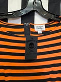Anita Moore UV Orange & Black Dress