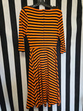 Anita Moore UV Orange & Black Dress