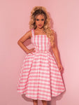 Anita Moore Vixen Pink Gingham Dress