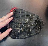 Vintage 20's Red Hand-Beaded Bag