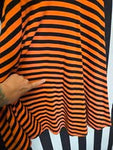 Anita Moore UV Orange & Black Dress
