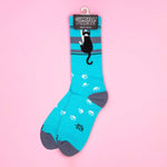 Gumball Poodle Blue Hanging Tuxedo Cat Gym Socks