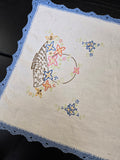 Vintage Basket Cross Stitch Towel