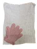Vintage 40's Hand Towel with Glove Pocket