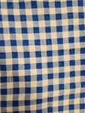 Vintage Blue Gingham Towel Set