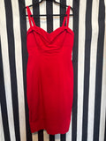 Gently Used Vixen Maneater Wiggle Dress Red