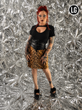 Gently Used Rock Steady Black Cut Out Top