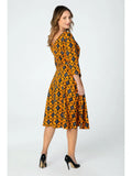 Miss Lulo Pamela Swing Dress with Pockets