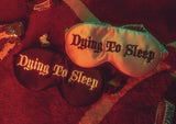 Lively Ghosts - Dying To Sleep | Silk Sleep Mask in Black