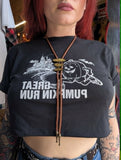 Reds Retro Abalone Shell & Brown Leather Bolo Tie