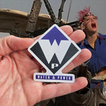 Raised by Movies Tank Girl 'Water and Power' logo sticker