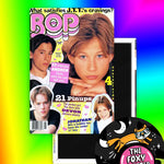 The Foxy Hipster Bop BB 90's Teen Magazine JTT Devon Sawa Andrew Keegan Fridge Magnet