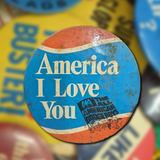 Vintage 1960 Dodge American I Love you Button