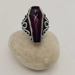Mio Queena Skull Coffin Stainless Steel Ring