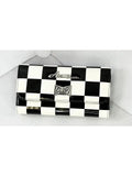 Astro Bettie Checkboard Tri-Fold Wallet