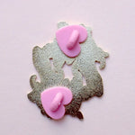 Glitter Punk Fish Enamel Pin