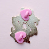 Glitter Punk Fish Enamel Pin