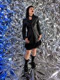 Vintage 1990s Black Leather Coat