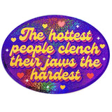 Krystan Saint "Hottest" Holographic Vinyl Sticker