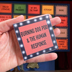 Raised by Movies Billy Madison 'Burning Dog Poo & Human Response' Sticker