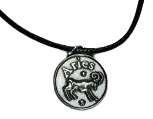 Elephants and Flowers - Corded Silver Zodiac Necklace