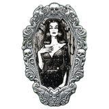 Kreepsville Vampira Gorey Gothic Frame Enamel Pin