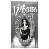 Kreepsville Vampira Gorey Gothic Frame Enamel Pin