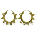 Coco Loco Brass Bindi Hoops