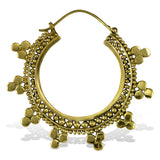 Coco Loco Brass Bindi Hoops