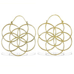 Coco Loco Flower of Life Hoops