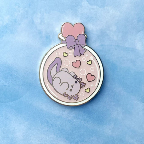 Bright Bat Love Bottle Lotl Enamel Pin