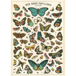 Cavallini Paper Co Butterfly Chart Wrap Poster