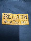 Vintage Eric Clapton Album Cover Grid 1992 Tour Black T-shirt