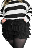 Foxblood Black Ruffle Bloomers