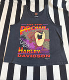 Vintage Harley Davidson Taz Black Tank Top