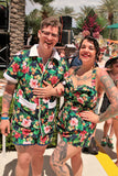 Unforgiven Women/Men Hibiscus Palm Set