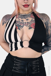 Gently Used Forest Ink Nightmare O-Ring Halter Top