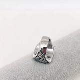 Mio Queena Skull Sickle Death Stainless Steel Ring