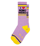 Gumball Poodle "I Love Being Weird" Gym Sock