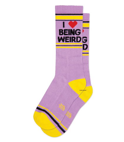 Gumball Poodle "I Love Being Weird" Gym Sock