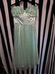 Anita Cruz Unique Vintage Mint Polka Dot Dress